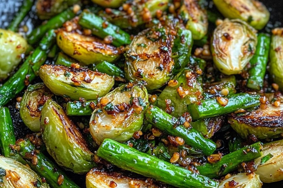 Roasted Garlic Parmesan Brussels Sprouts: An Incredible Ultimate Vegetable Side Dish