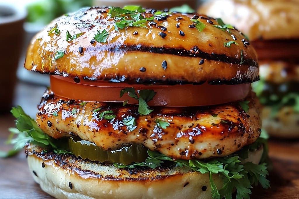 Korean BBQ Grilled Chicken Burgers: An Amazing Ultimate Recipe