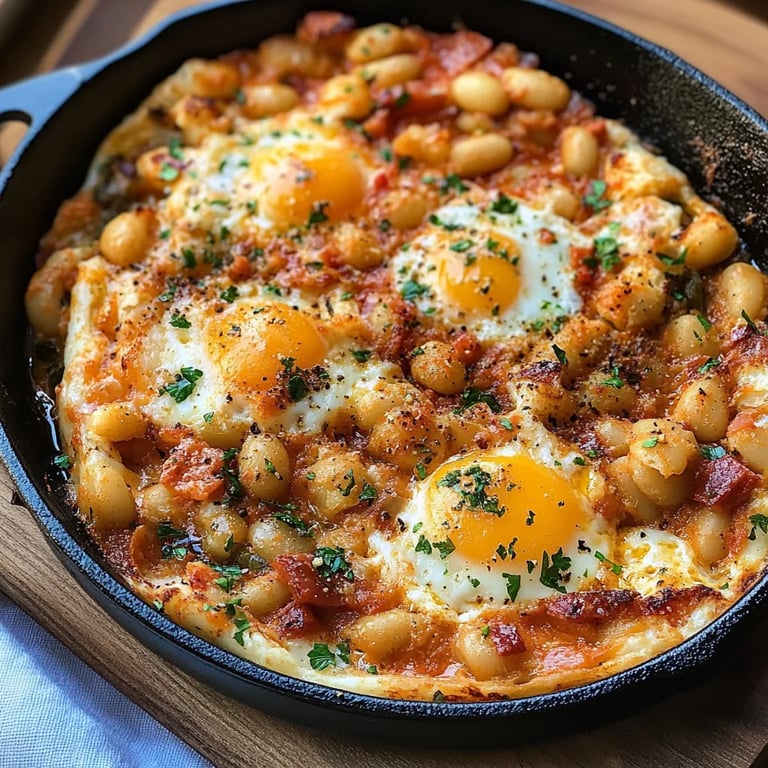 Spanish Beans & Eggs: An Incredible Ultimate Recipe for 5