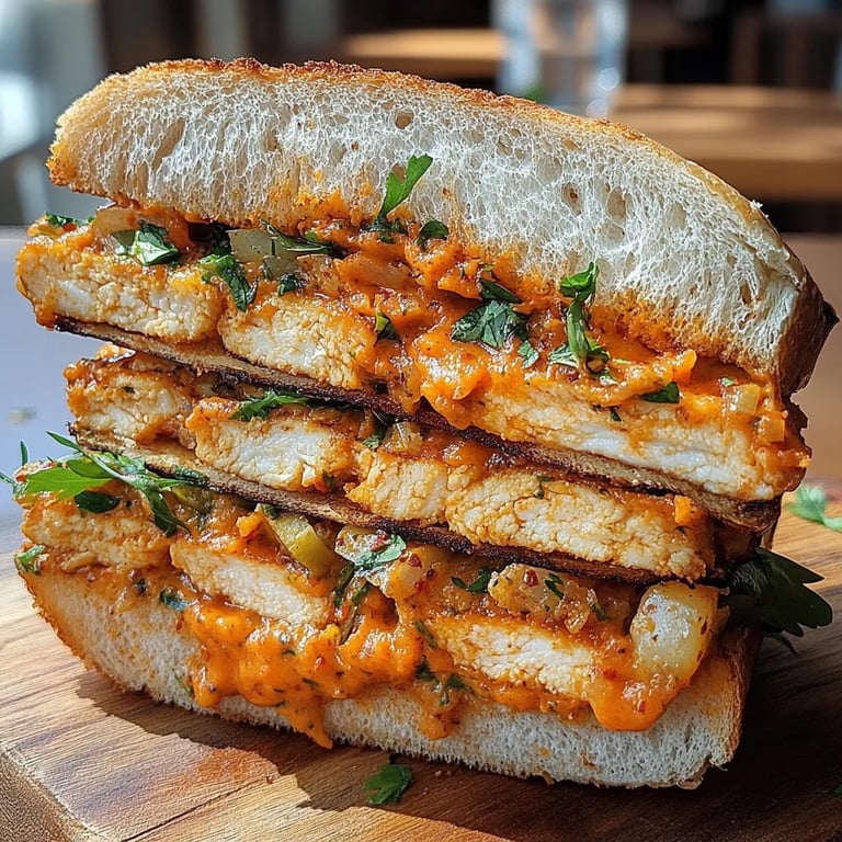 Crunchy Chicken Romesco Sandwich: An Amazing Ultimate Recipe
