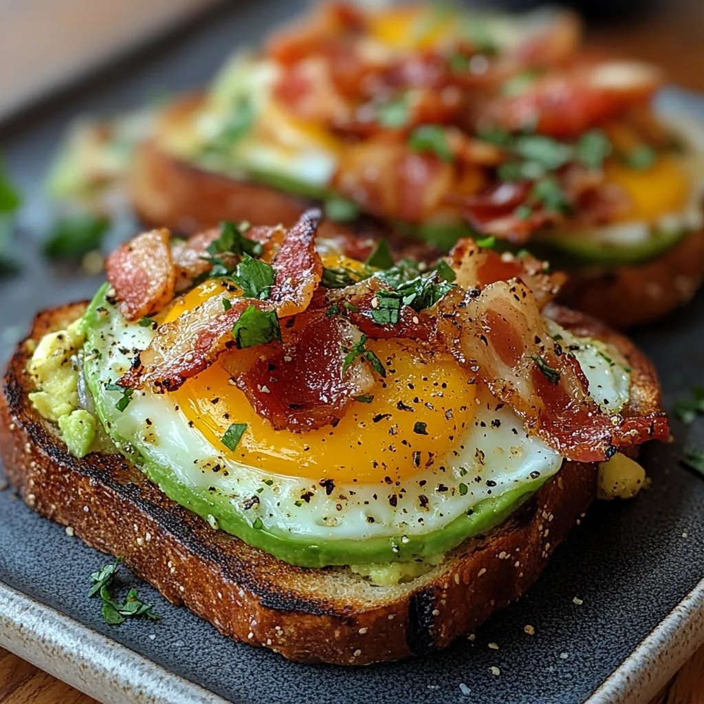 Avocado Bacon & Egg Toasts: An Incredible Ultimate Recipe