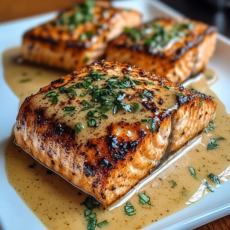 Blackened Salmon Bliss w/ Creamy Dijon Sauce: An Amazing Ultimate Recipe