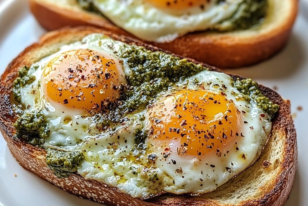 Pesto Eggs & Toast: An Amazing Ultimate 7-Step Recipe