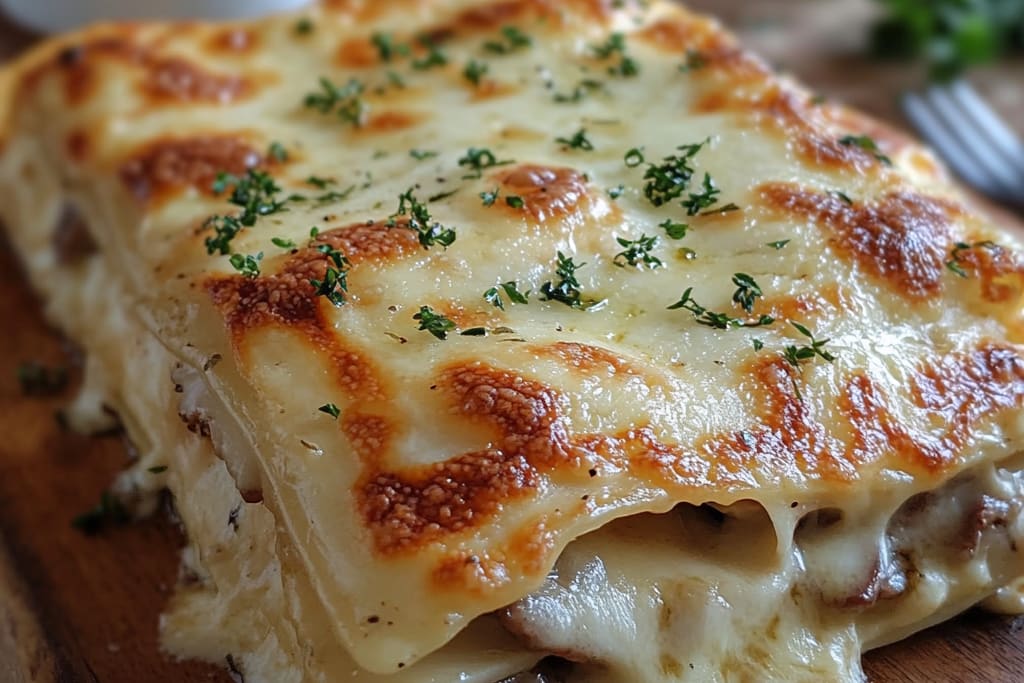 Lasagnes Roulées au Jambon et Champignons : Un Plat Confort Incroyable