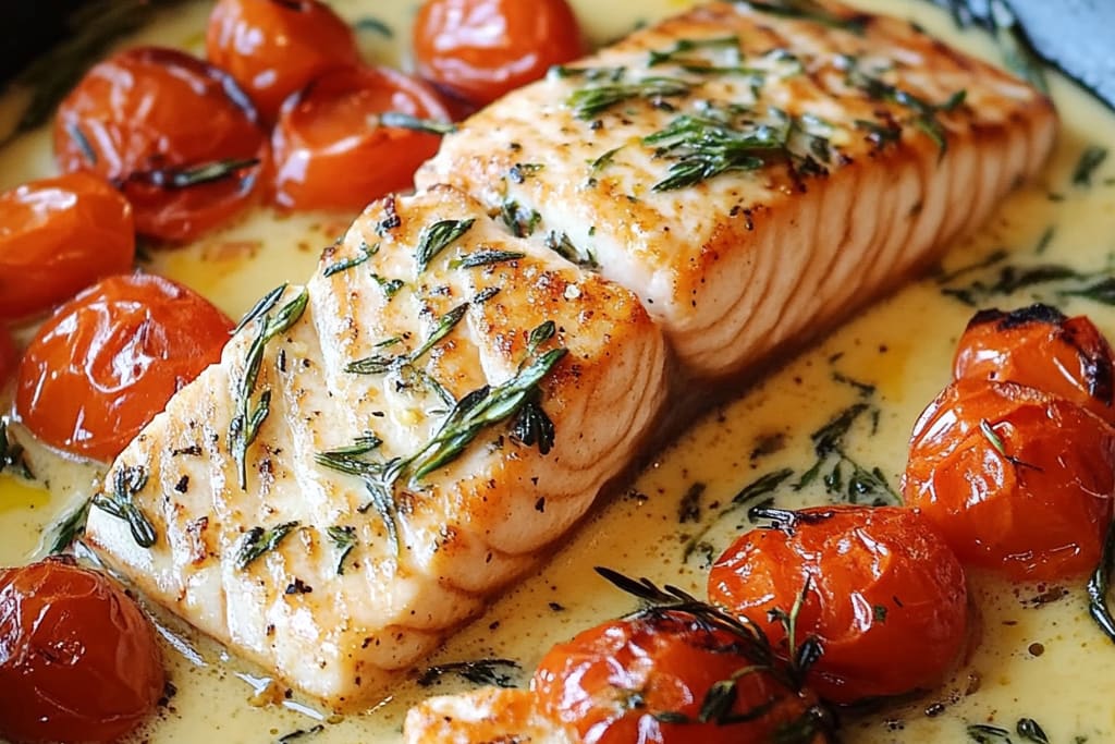 Saumon à la Toscane : Une Évasion Méditerranéenne dans Votre Assiette