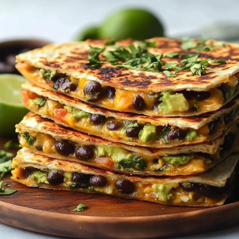 Vegan Quesadillas w/ Black Beans & Avocado: An Amazing Ultimate Recipe