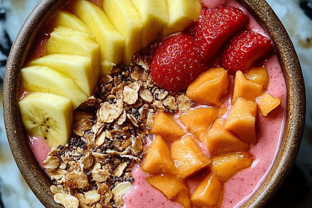 Thick Strawberry Mango Smoothie Bowl: An Incredible Amazing Recipe