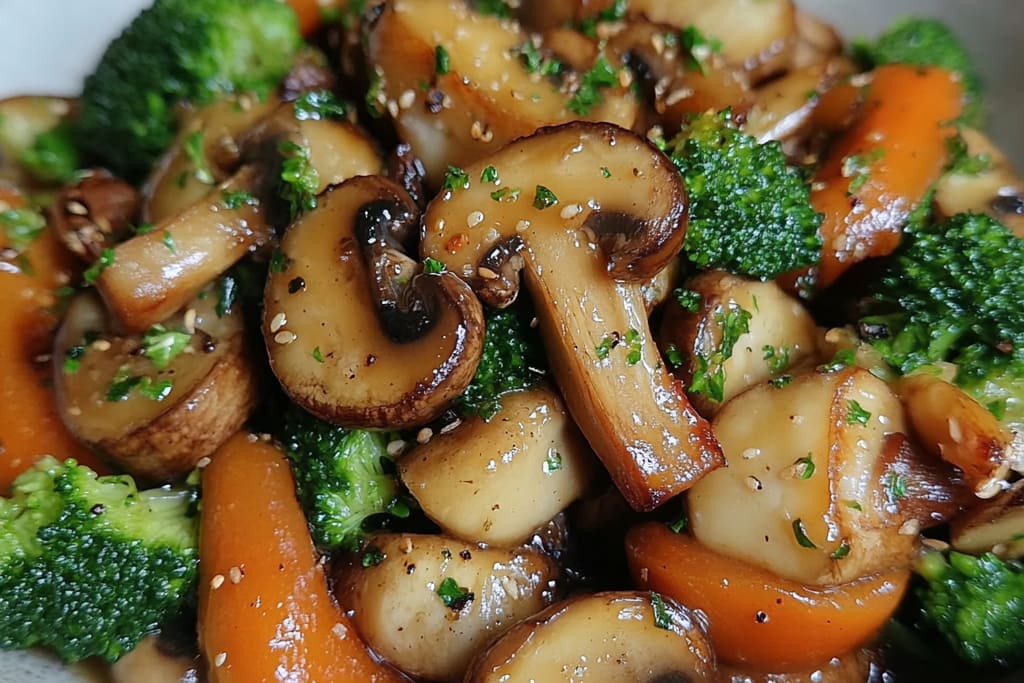 Sautéed Mushrooms with Broccoli: An Incredible 7-Minute Recipe