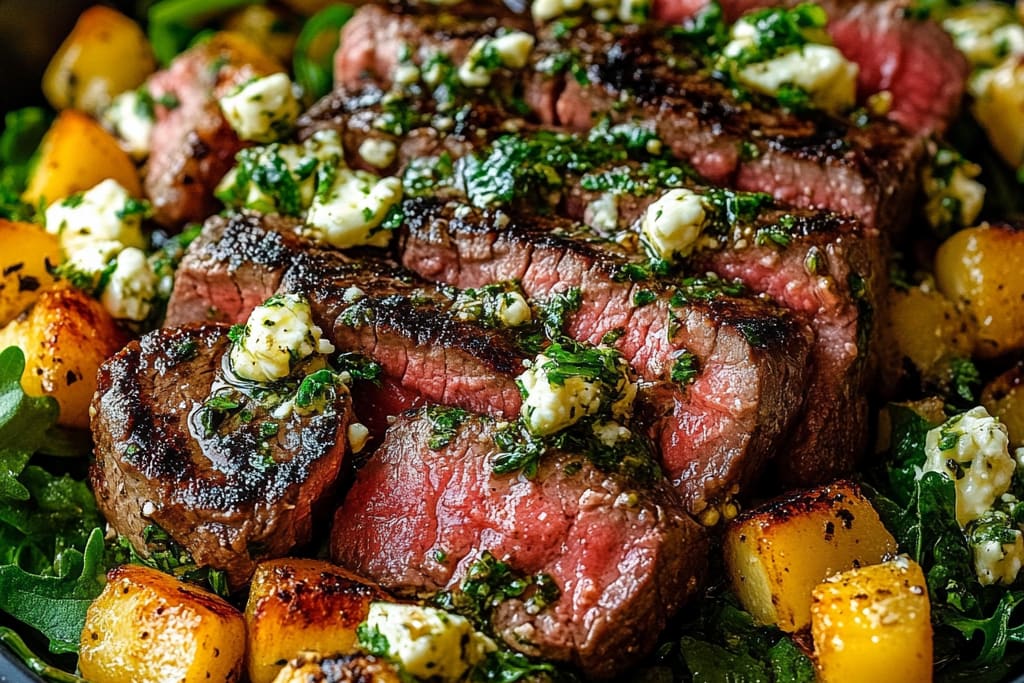 Balsamic Steak Gorgonzola Salad: An Amazing Ultimate Recipe