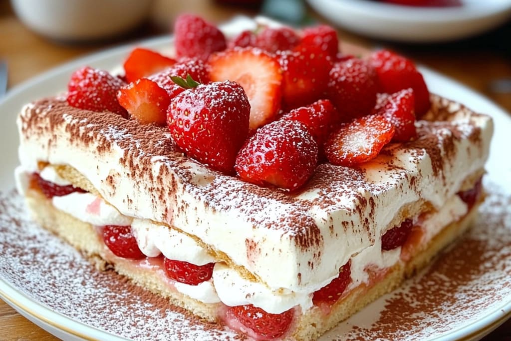 Keto Strawberry Tiramisu: An Amazing Ultimate 7-Layer Dessert