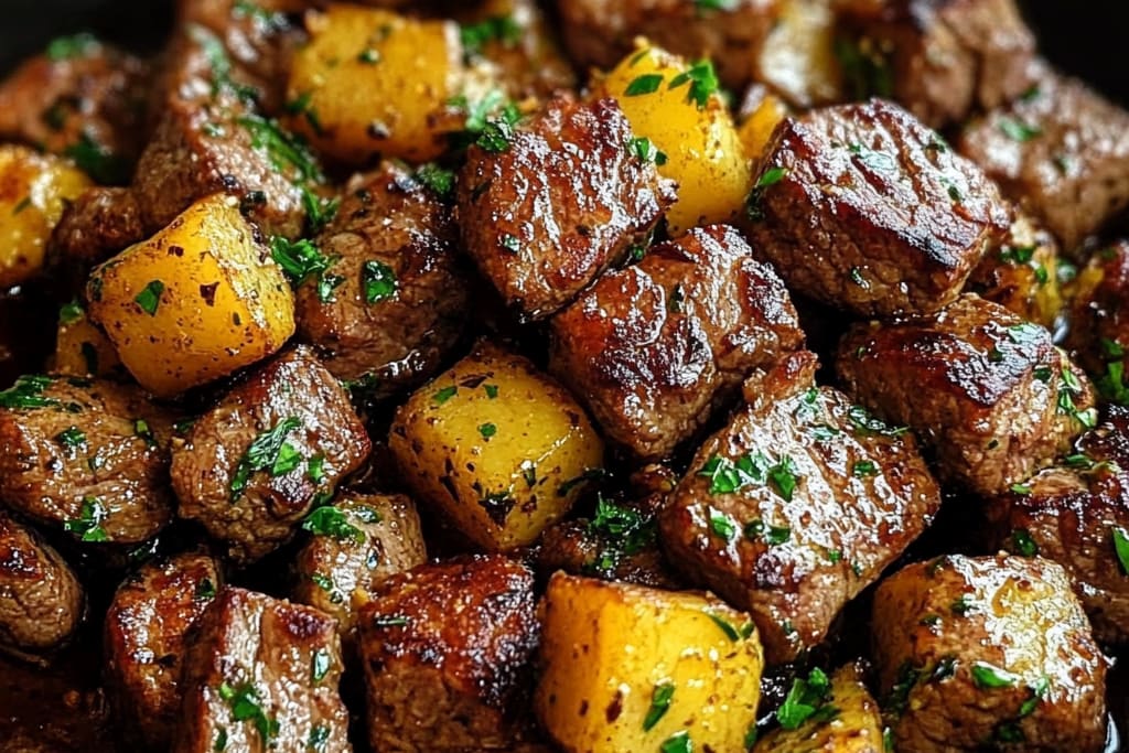 Garlic Butter Steak Bites Recipe: An Incredible Ultimate Delight