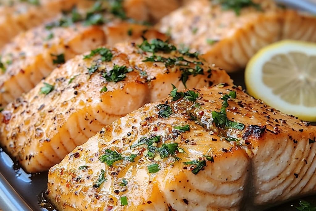 Air Fryer Salmon with Garlic Lemon Rub: An Incredible 5-Minute Meal