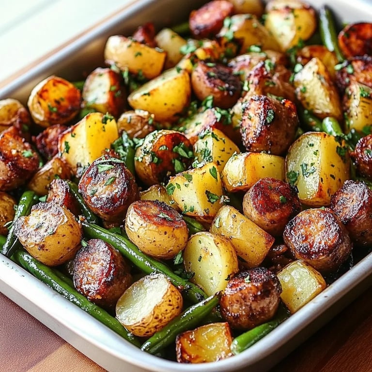 Sheet Pan Sausage with Potatoes & Green Beans: An Incredible Ultimate Recipe
