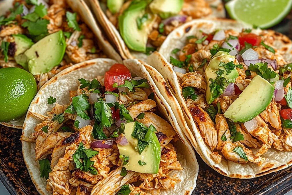 Crockpot Chicken Tacos: An Amazing Ultimate Weeknight Meal