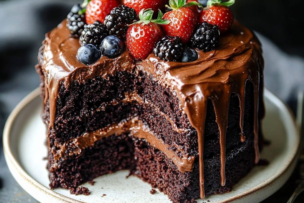 Blackout Healthy Paleo Chocolate Cake: An Incredible 6-Step Recipe Without Guilt
