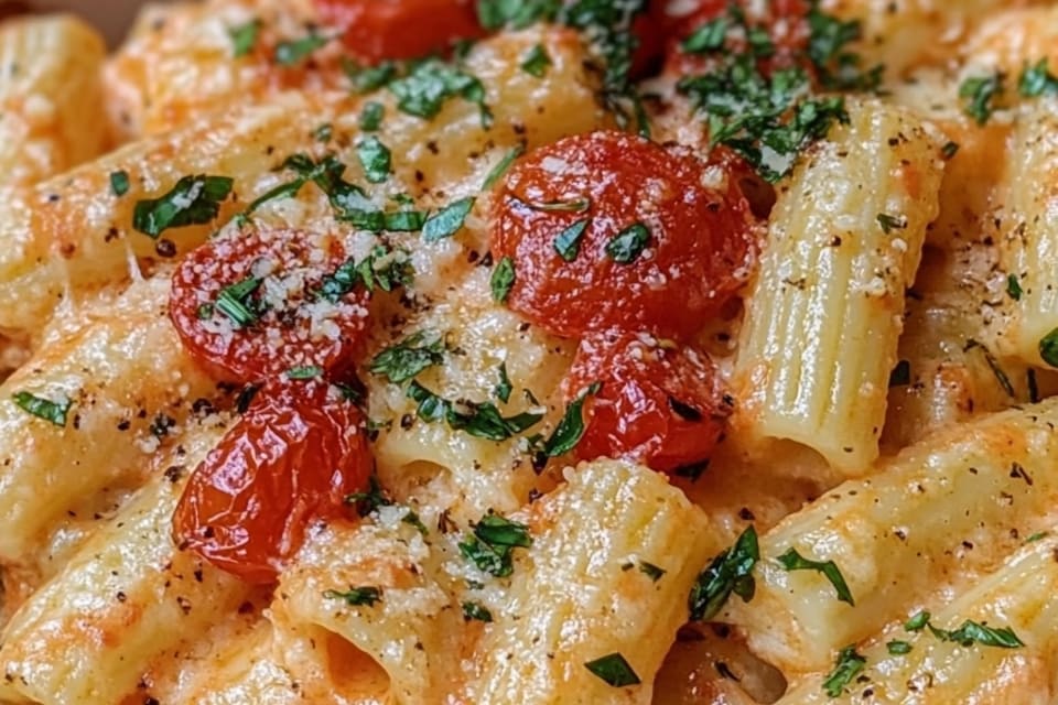 Baked Feta Pasta with Cherry Tomatoes: An Incredible Secret Dinner