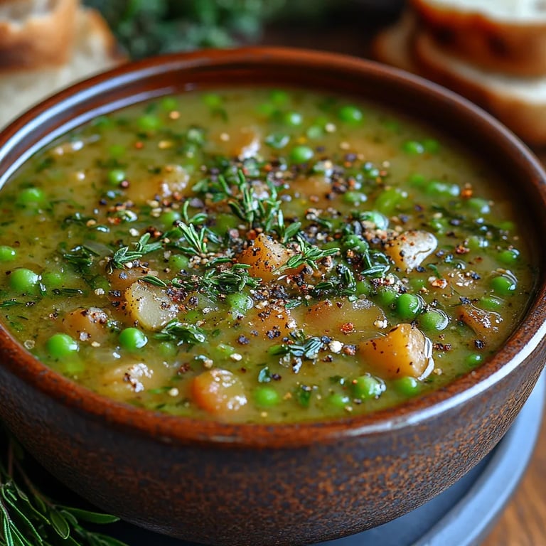 Soupe Roumaine aux Pois Verts : Une Recette Incroyable Ultime
