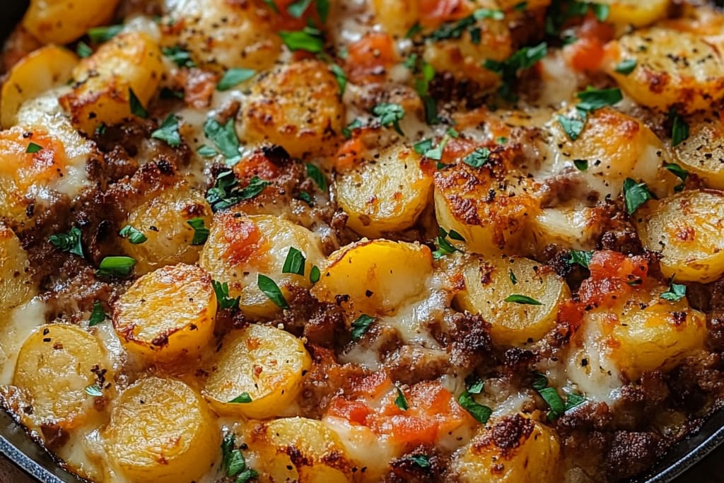 Loaded Ground Beef & Potatoes Skillet: An Incredible Ultimate Recipe