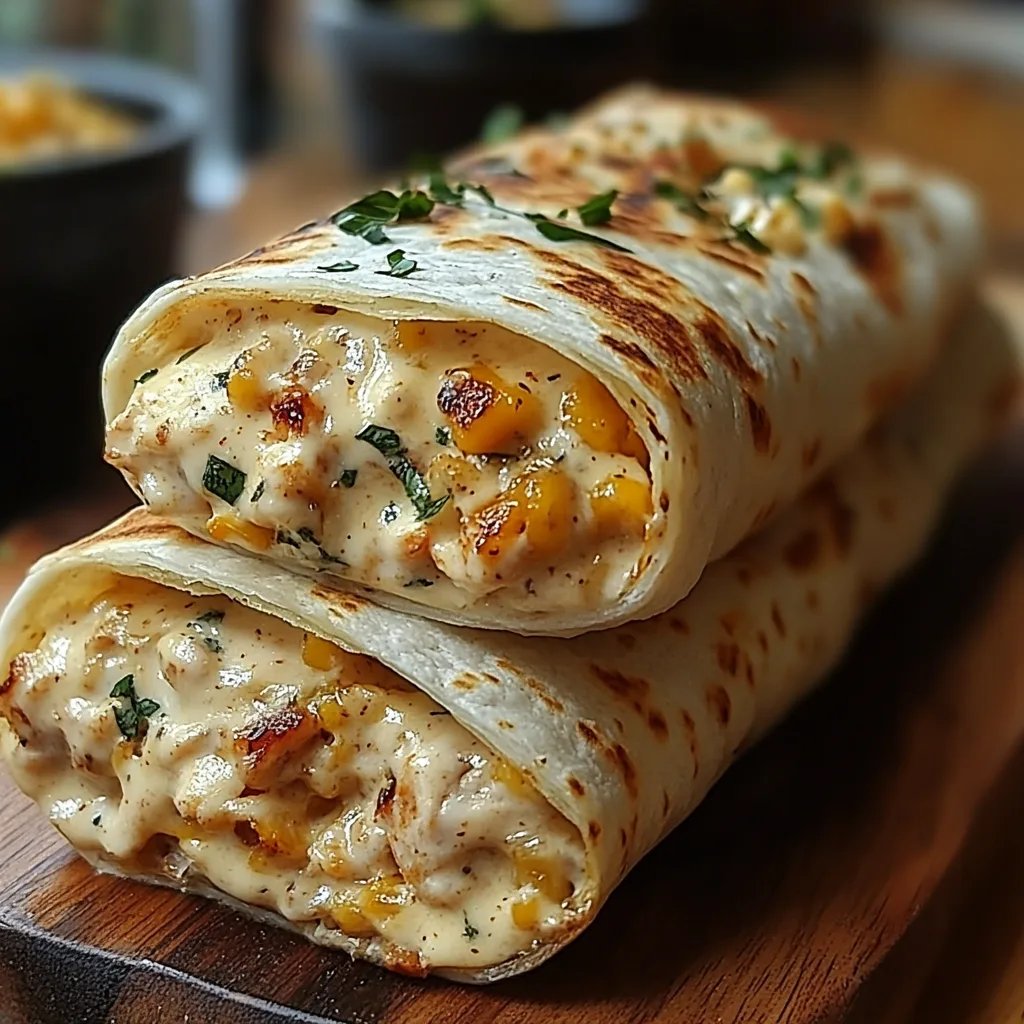 Cheesy Garlic Chicken Wraps: An Incredible Ultimate Recipe