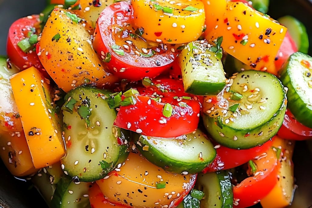 Cucumber and Sweet Pepper Salad: An Amazing Ultimate Delight