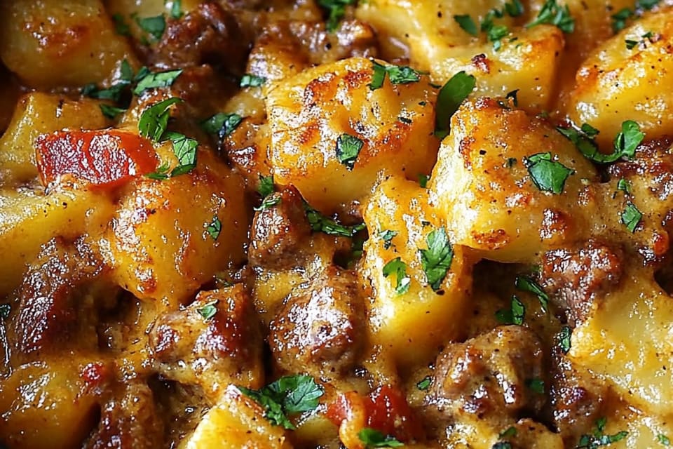 Cheesy One Pot Beef and Potatoes: An Incredible Ultimate Family Favorite
