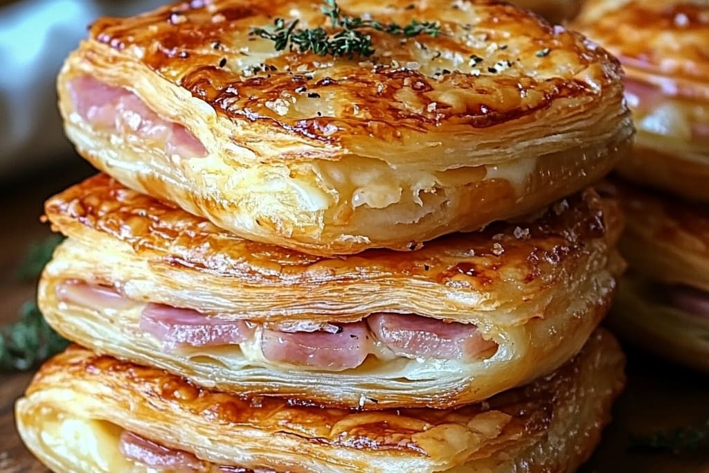 Crispy Ham & Cheese Puff Pastry Stacks: An Incredible Ultimate Recipe