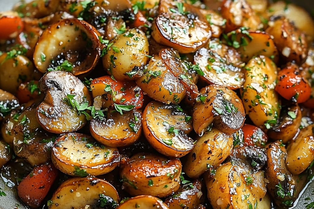 Sautéed Garlic Mushrooms and Seasonal Vegetables: An Incredible 7-Step Recipe