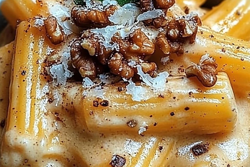 Pâtes d’Automne Gourmandes : Crémeux de Butternut Ultime à 5 Ingrédients