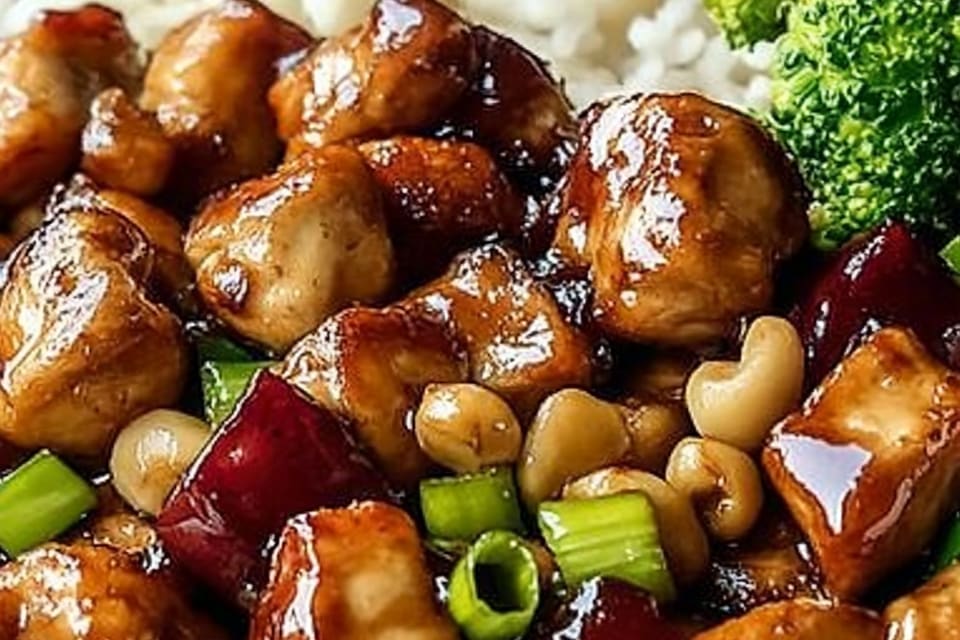 Poulet Sauté aux Noix de Cajou et Épices Douces : Une Explosion de Saveurs Exotiques