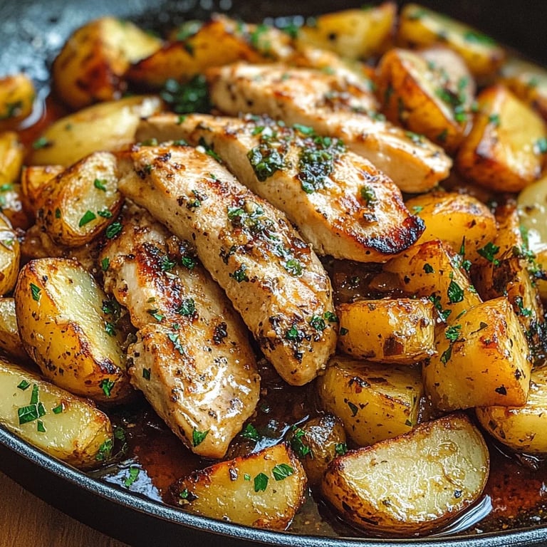 Garlic Butter Chicken & Potatoes Skillet: An Incredible Ultimate Recipe