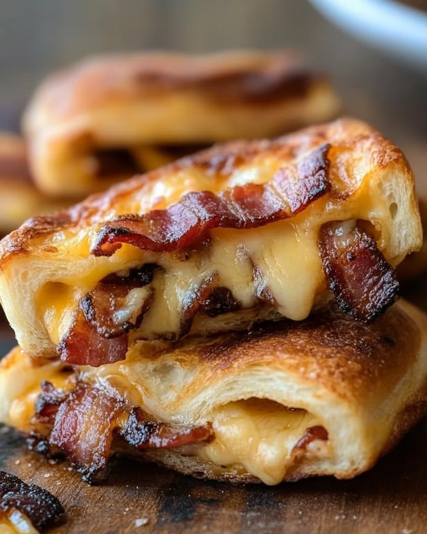 Chaussons au Fromage et au Bacon : Une Recette Incroyable Ultime