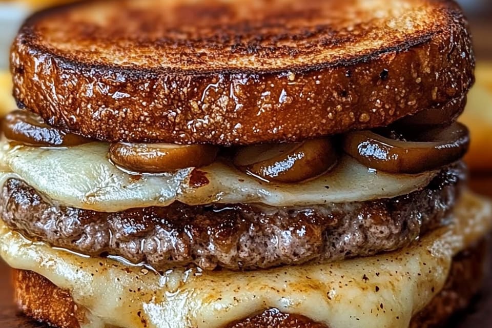 Mushroom Swiss Patty Melt: Amazing Ultimate Comfort Food at Its Best
