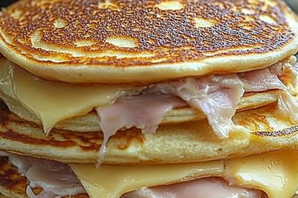 Pancakes Salés Jambon-Fromage : Une Alternative Incroyable et Pratique