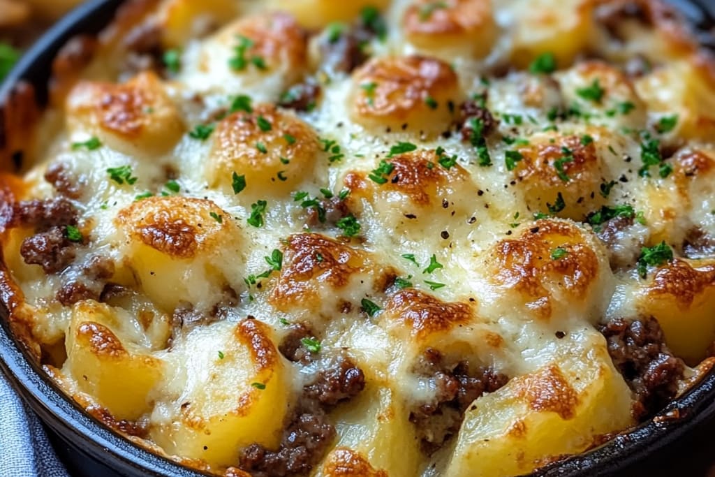 One Pot Cheesy Hamburger Potato: An Amazing Ultimate Recipe