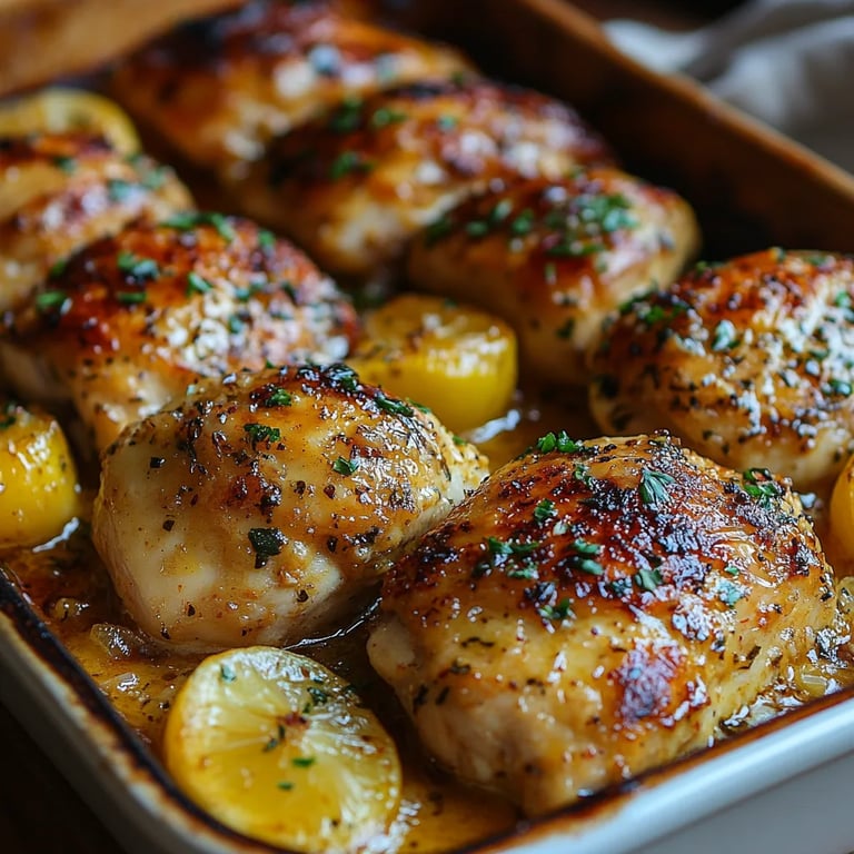 Poulet au Beurre Citronné au Four : Une Recette Incroyable Ultime