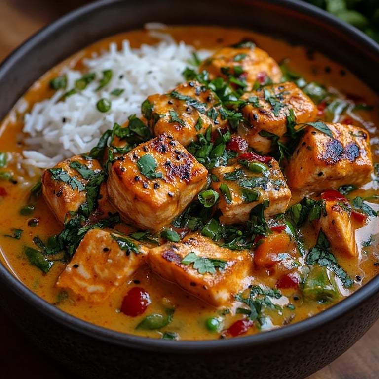 <p>Curry crémeux de saumon à la noix de coco : Une Recette Incroyable Ultime</p>
