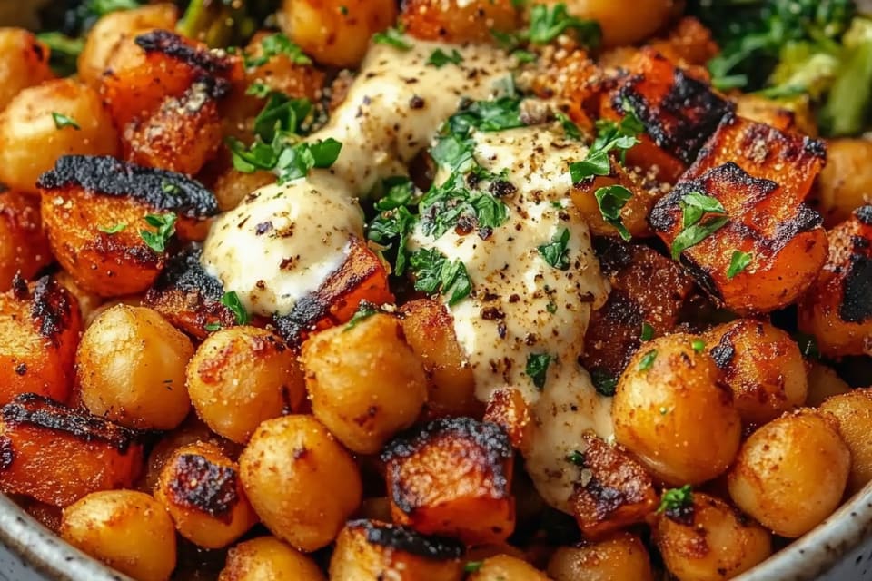 Roasted Vegetable & Chickpea Bowl: An Incredible Ultimate Recipe