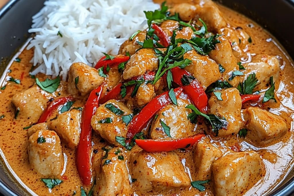Panang Chicken Curry w/ Vegetable Sides: An Incredible Ultimate Recipe