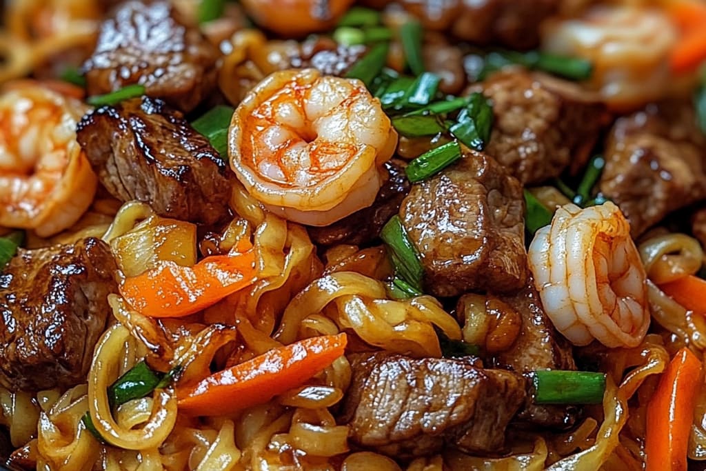 Steak & Shrimp Stir-Fried Noodles: An Amazing Ultimate Recipe