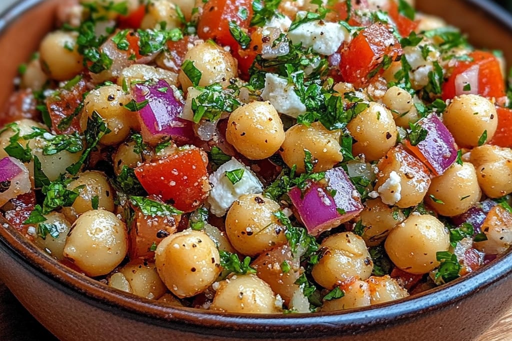 Lemony Chickpea Feta Salad: An Amazing Ultimate Recipe
