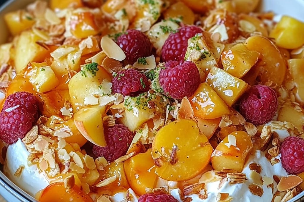 Millionaire Peach Salad Breakfast Dessert: An Incredible Ultimate Treat