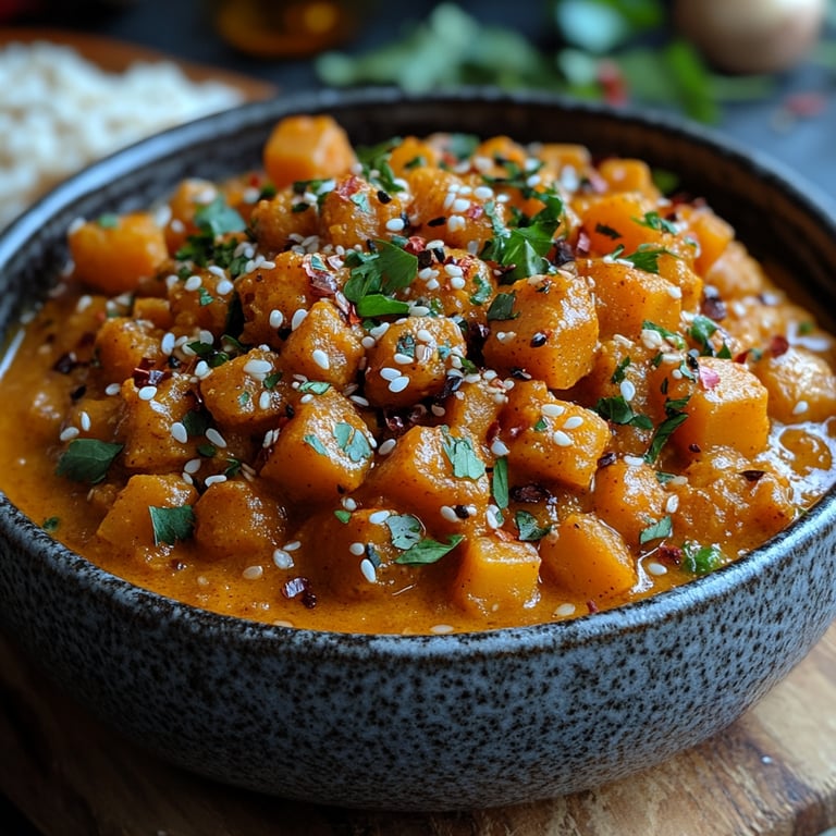 Riz croustillant au butternut et au curry : Une expérience incroyable en 7 étapes essentielles