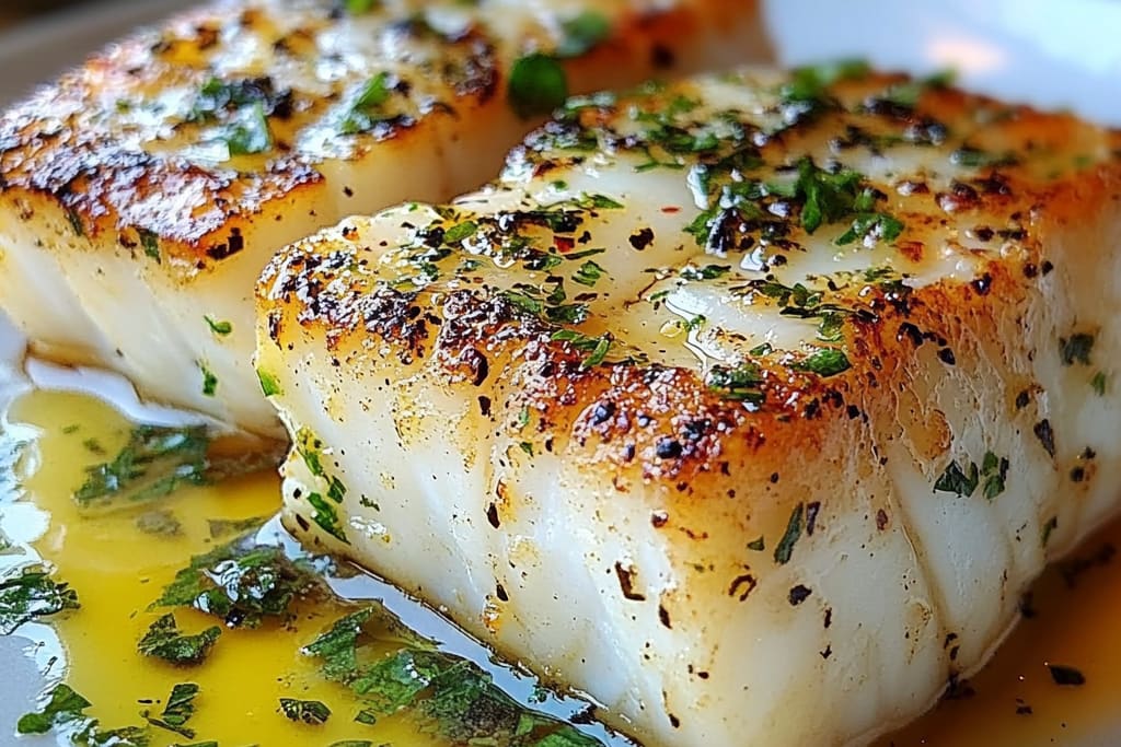 Golden Seared Cod with Herb Butter Sauce: An Incredible 5-Star Recipe