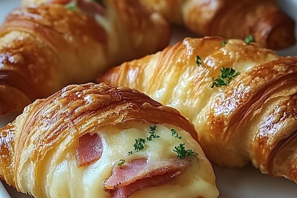 Baked Ham and Cheese Croissants: An Incredible Amazing Recipe