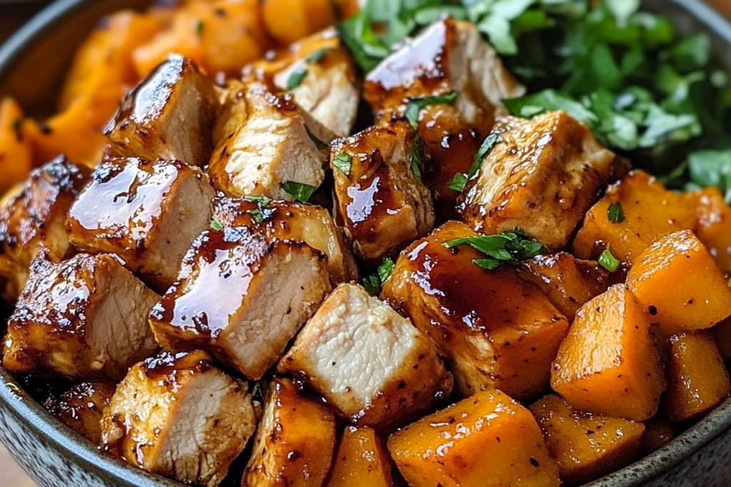 BBQ Chicken & Roasted Sweet Potato Bowls: An Incredible Ultimate Recipe