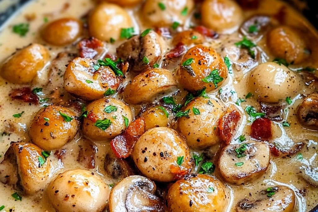 Creamy Garlic Mushrooms with Bacon: An Incredible Ultimate Recipe