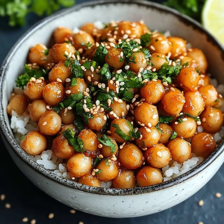 Vegan Sticky Sesame Chickpeas: An Incredible Ultimate Recipe