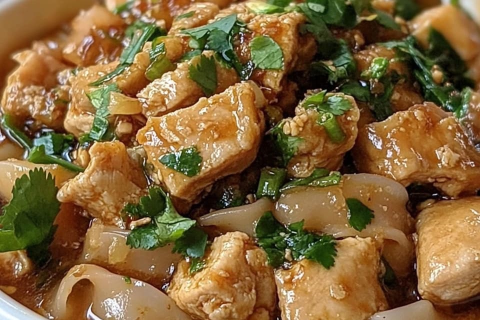 Pad Thaï au Poulet : Une Évasion Culinaire Incroyable