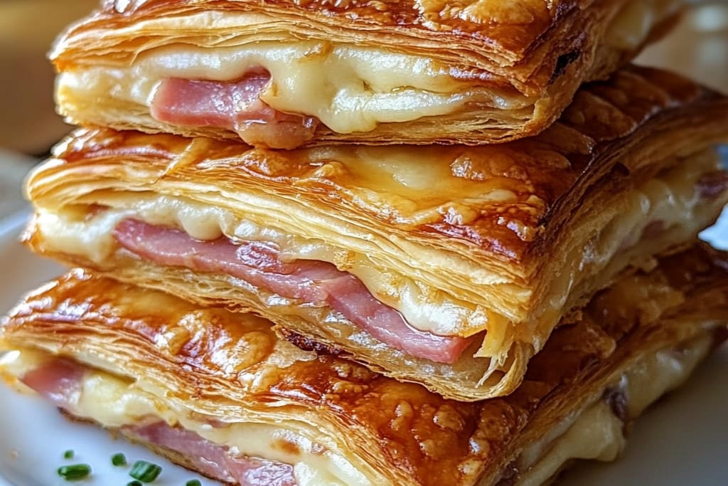 Crispy Ham & Cheese Puff Pastry Stacks: An Amazing Ultimate Recipe