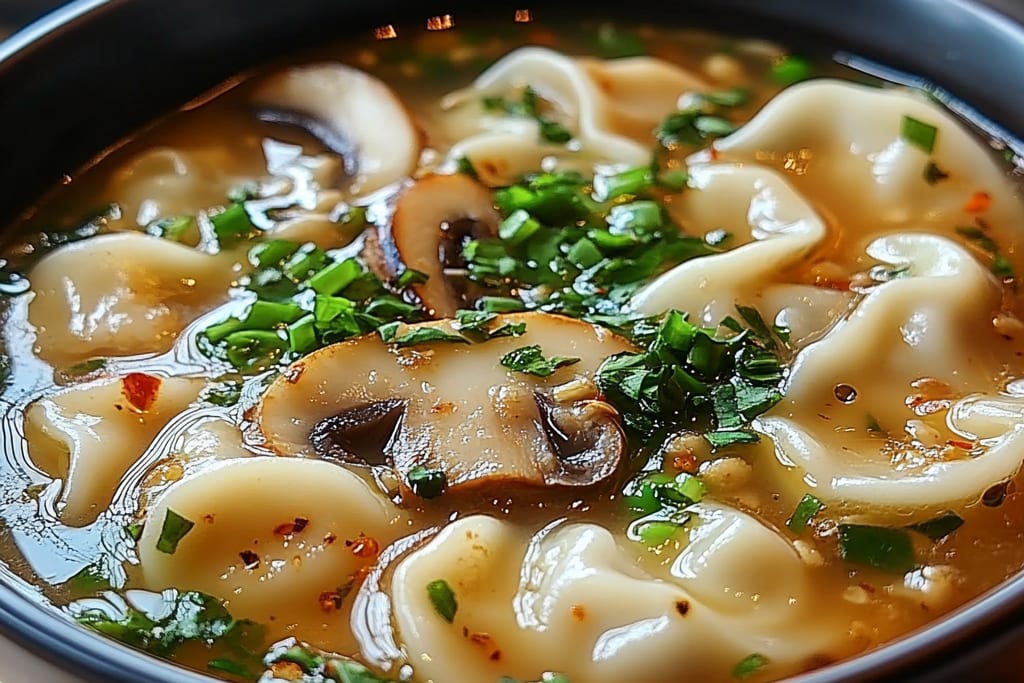 Potsticker Soup with Mushrooms: An Amazing Ultimate Recipe